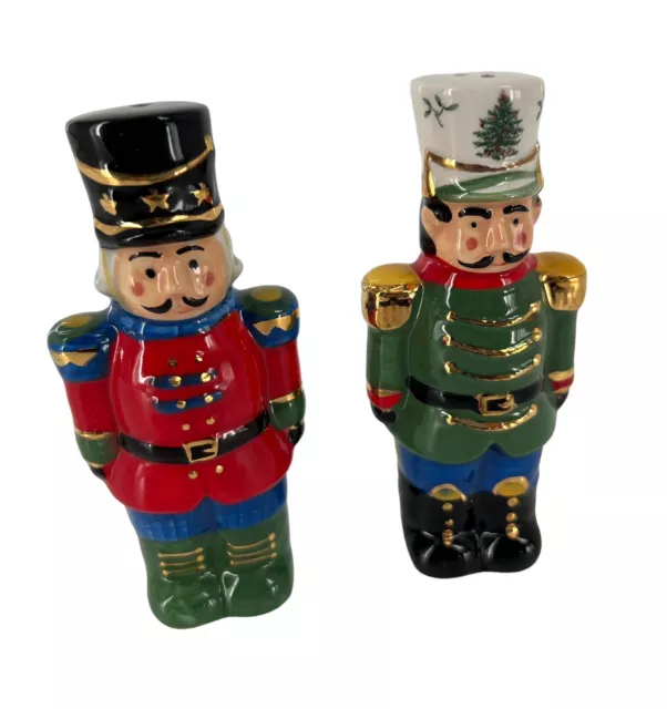 Spode Christmas Tree Nutcracker Salt and Pepper Set