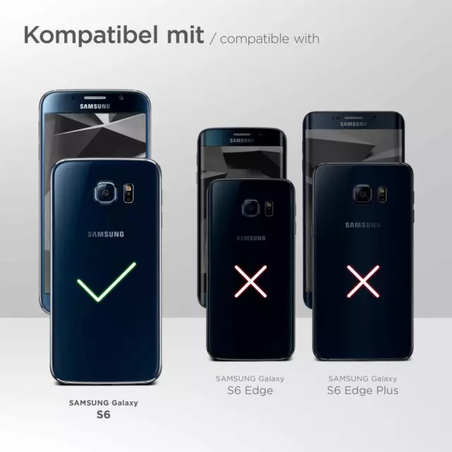 Hülle für Samsung Galaxy S6 Schutzhülle AIR Slim Case Cover Matt NEU Ultra Dünn 2