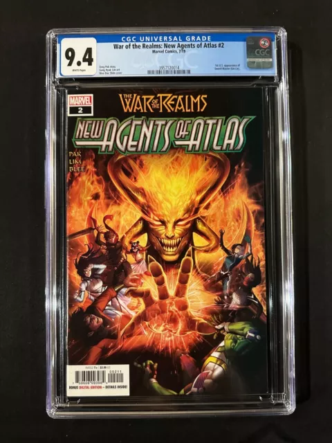 War of the Realms: New Agents of Atlas #2 CGC 9.4 (2019) - 1st app Sword Master