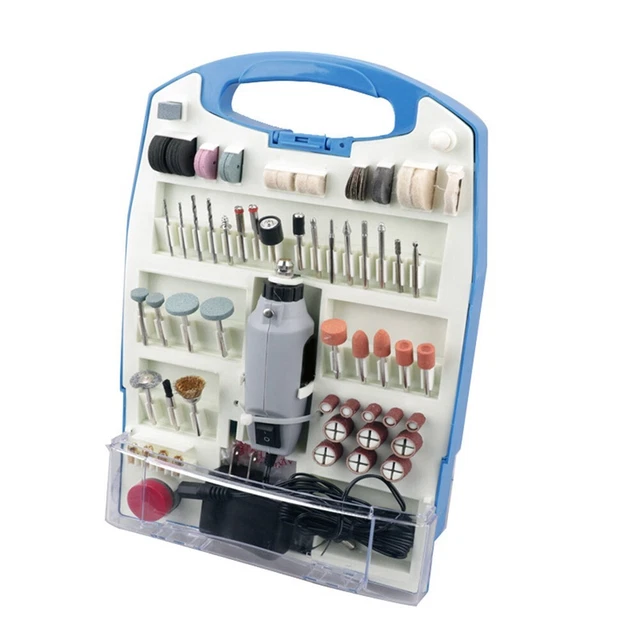 GABEALF Ponceuse Électrique Mini Avec 8 Accessoires - Outil De Ponçage Et Polissage Pour Loisirs Créatifs, Figurines Et Miniatures