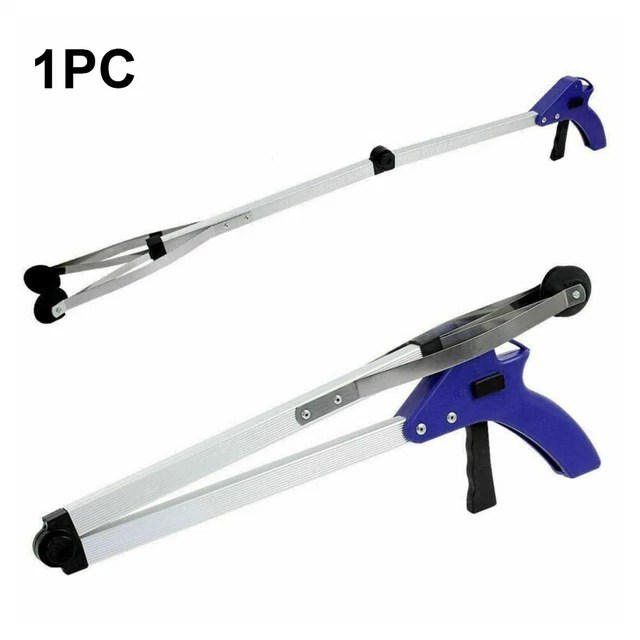 32in Folding Grabber Pick Up Tool Reacher Extend Easy Reaching Stick Trash Stick