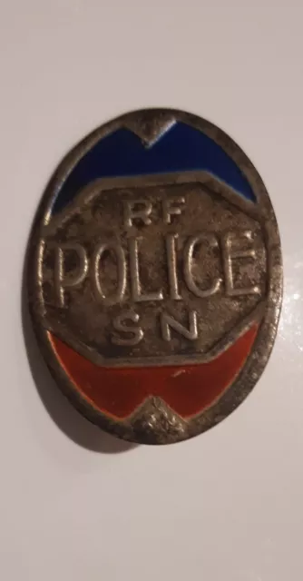 Insigne Police Nationale Surete Nationale Obsolète