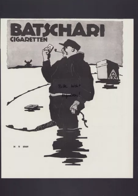 BADEN-BADEN, Werbung 1917, Batschari Zigaretten-Fabrik AG Mercedes-Zigaretten