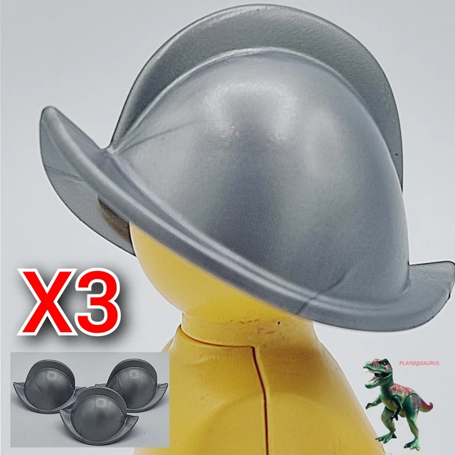 X3 PLAYMOBIL 4666 4742 cuirasse armure soldat médiéval conquérant espagnol EUR 2,50   FR