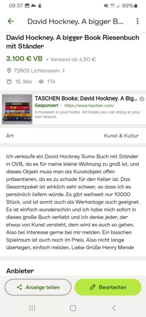 Taschen Sumo: David Hockney. A Bigger Book