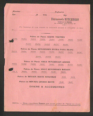 BOURGES BOYAUX "HUTCHINSON" succursale BOURGES Nomenclature USINE de PNEUS 18 
