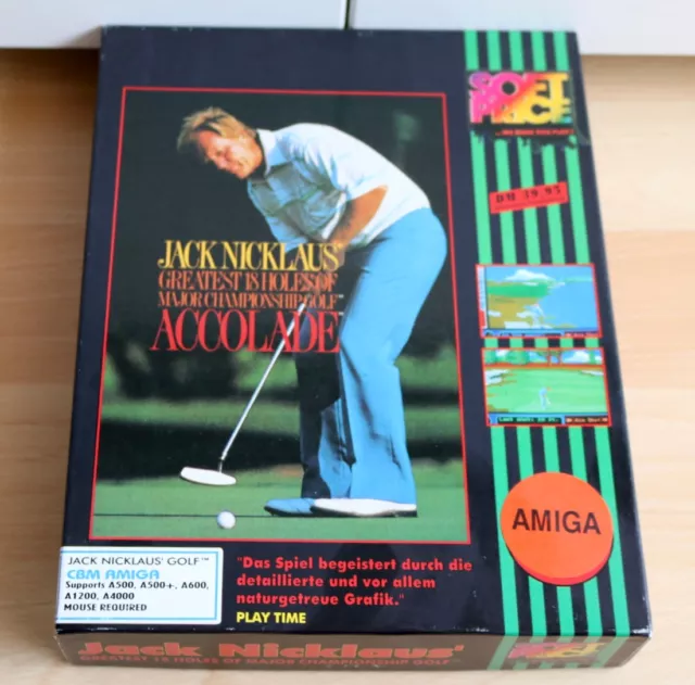 Jack Nicklaus Golf : Amiga Jeu Disquettes pour A500-A4000 / Boxed / Ovp / Haut