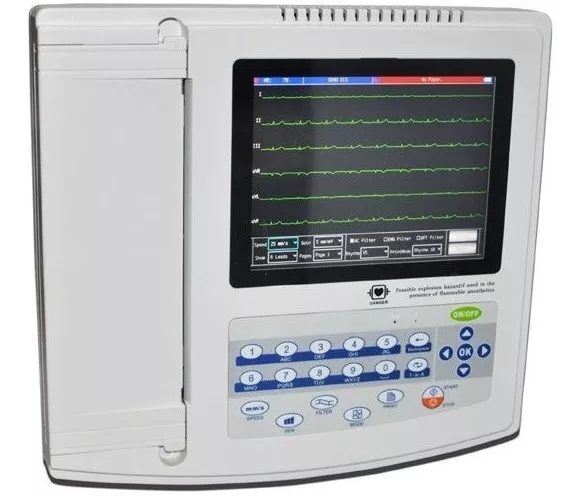 CONTEC ECG1200G Digital 12 channel/lead EKG Electrocardiograph,Portable Machine 2