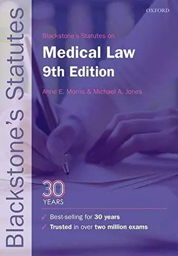 Blackstone's Statutes on Medical Law (Blackstone's Statute Series) Book The