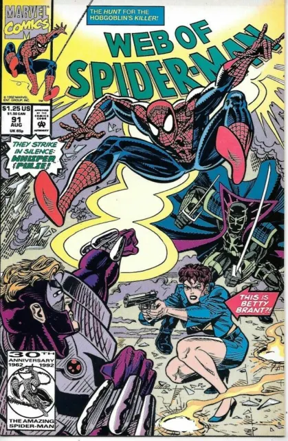 Web of Spider-Man #91 Marvel Comics August Aug 1992 (VFNM)
