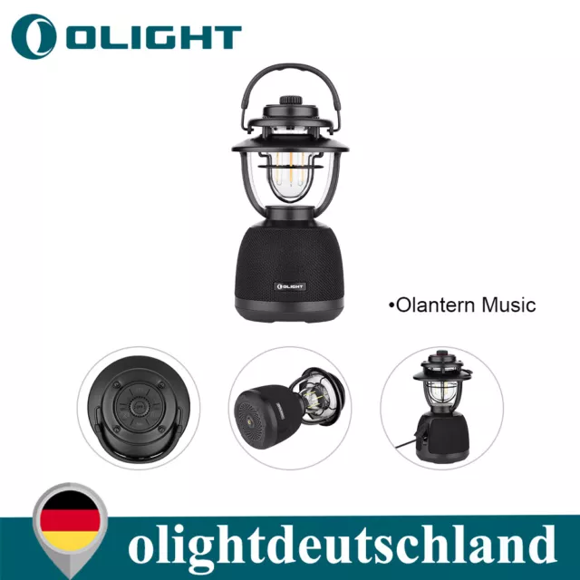 Olight Olantern Music Licht und Musik 2 in 1 Campinglampe Warme & Weiße LEDs