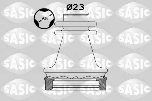 SASIC (4003472) Achsmanschettensatz getriebeseitig für RENAULT