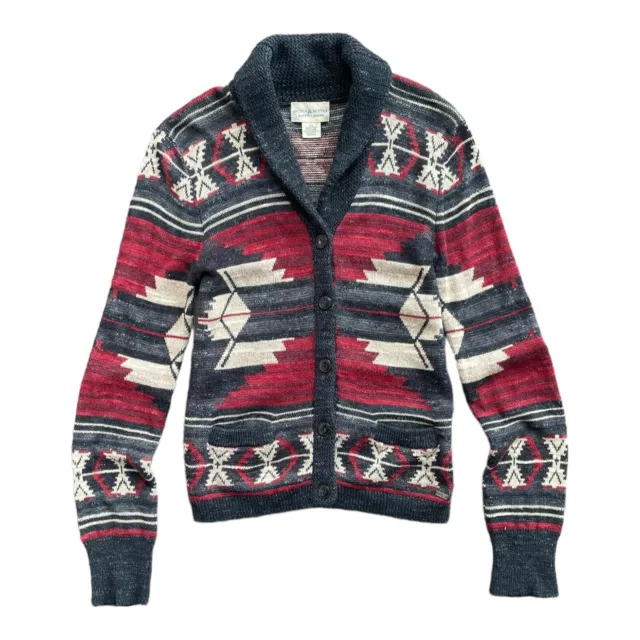 Ralph Lauren Denim & Supply Southwestern Cardigan Sweater Medium Aztec Navajo