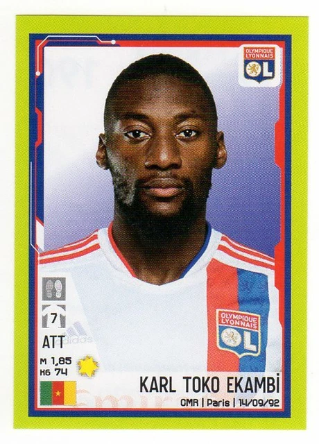 Autocollant Panini Foot 2022 Ligue 1 - Rayan Cherki N°185 (OL) - Neuf Et Non Collé, Parfait Pour Ta Collection !
