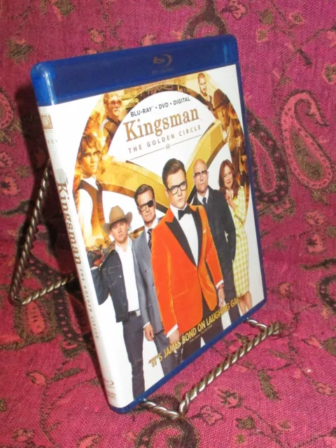 BLU RAY+DVD-KINGSMAN-THE GOLDEN Circle-Colin Firth-Julianne Moore-Halle ...