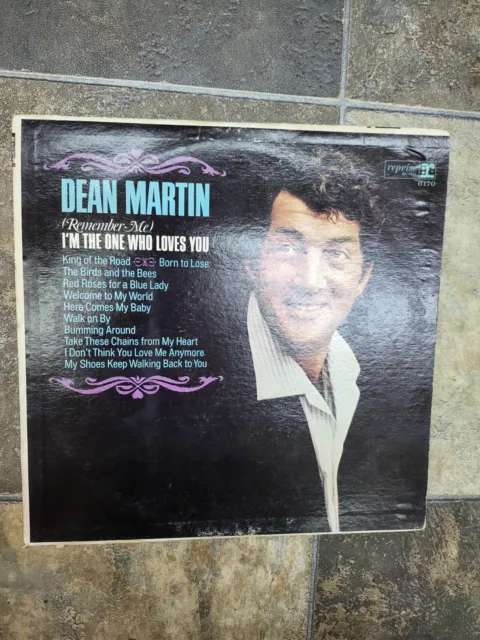 Dean Martin "(Remember Me) I'm The One Who Loves You" Vintage Vinyl LP Record