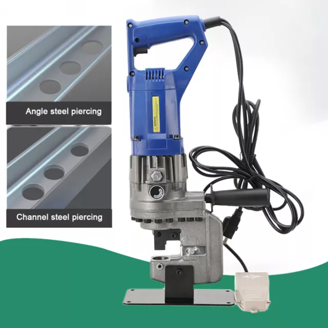Electric Hydraulic Hole Puncher Tool 1800W Hydraulic Hole Punch with Five Dies 2