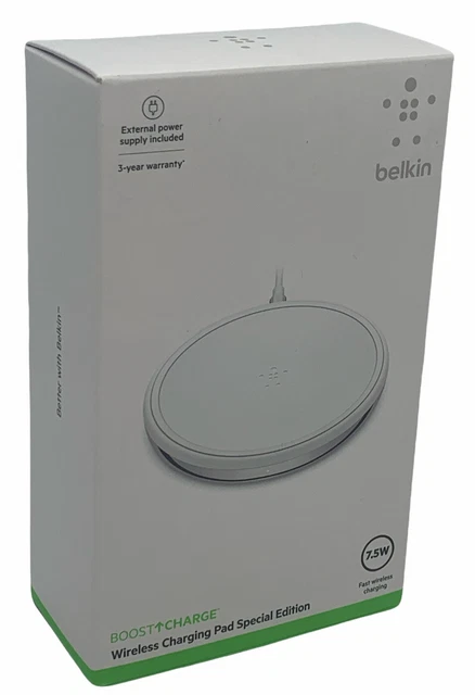 Belkin BOOST UP Special Edition 7.5w Wireless Charger Charging Pad White Genuine