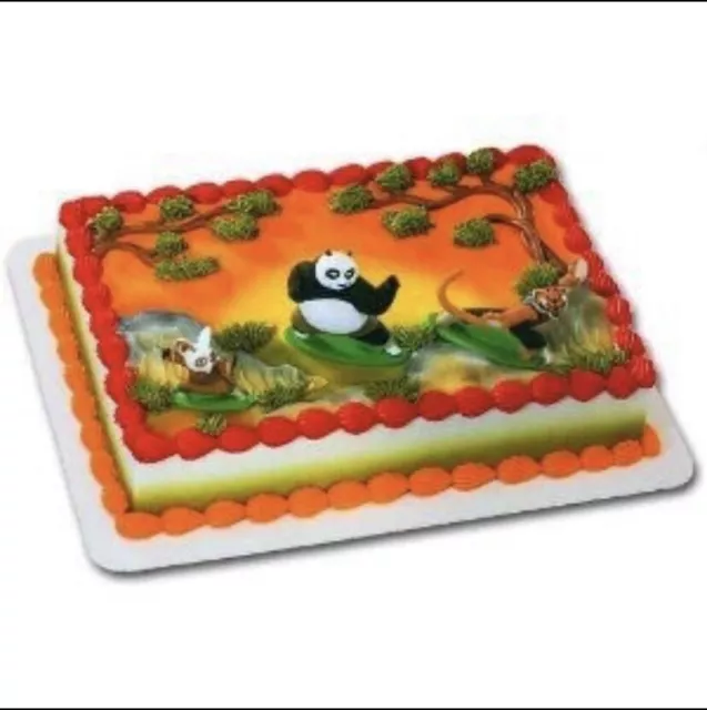 KUNG FU PANDA 3 Po & Furious 5 DecoPac 7647 Birthday Party Cake