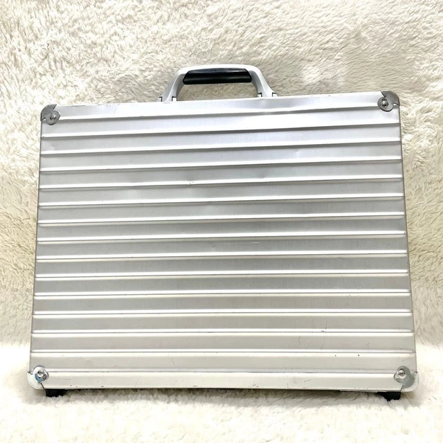 RIMOWA TOPAS 907.09 Vintage Aluminum Attache Case Silver
