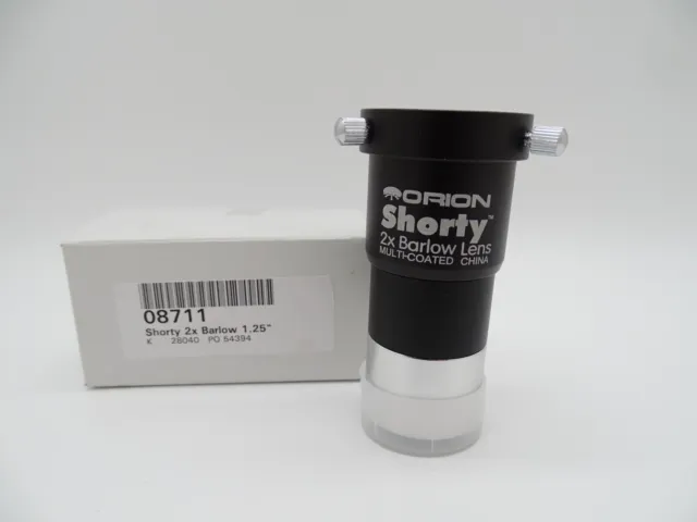 Orion 2X Shorty Barlow Lens 1.25"