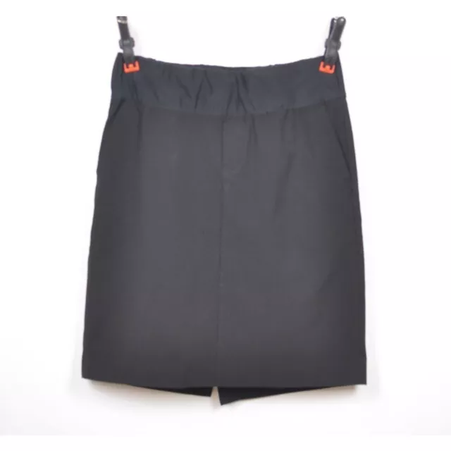 Gap Maternity Black Straight Pencil Skirt Elastic Stretch Short Women's Size 4