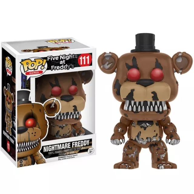 Funko Pop ! Games Five Nights At Freddy's - (111) Nightmare Freddy Figure Vinyl