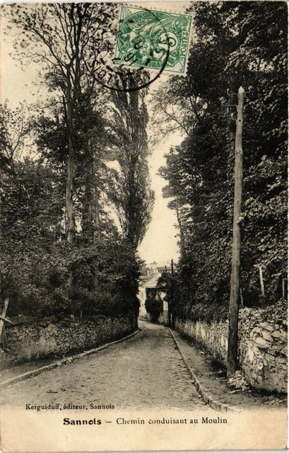 CPA SANNOIS - Chemin conduisant au Moulin (350139)