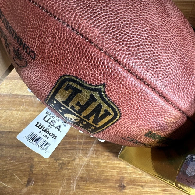 Wilson The Duke Official NFL Authentic Game Ball F1100 Football Autographed 2