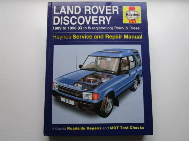 Haynes  Workshop Manual Land Rover Discovery (1989 - 1998)