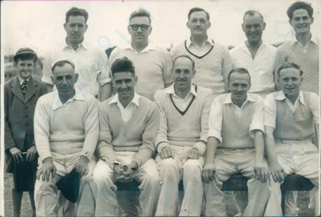 1960s Amateur Cricket Preesalls second team Fylde League Press photo 6.25*4"