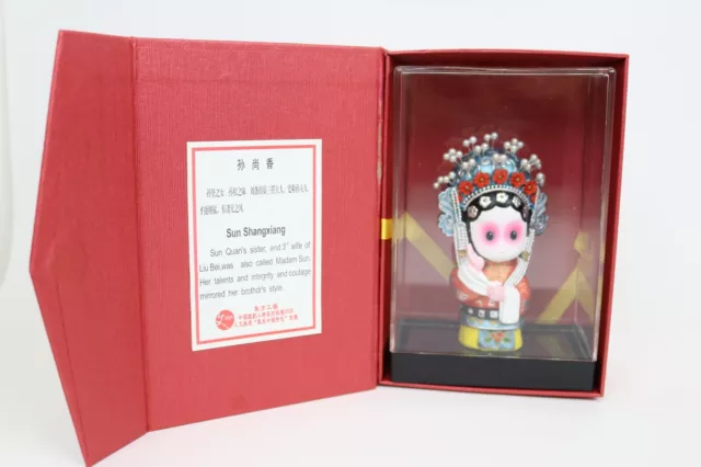 Chinese Peking Opera Handcraft Doll Figurine in Gift Box