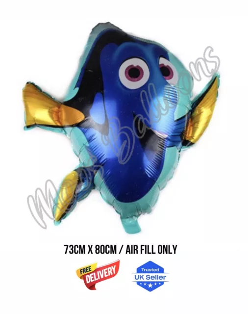 Under The Sea Finding Dory Nemo Large Helium Foil Balloon For Party Decoration