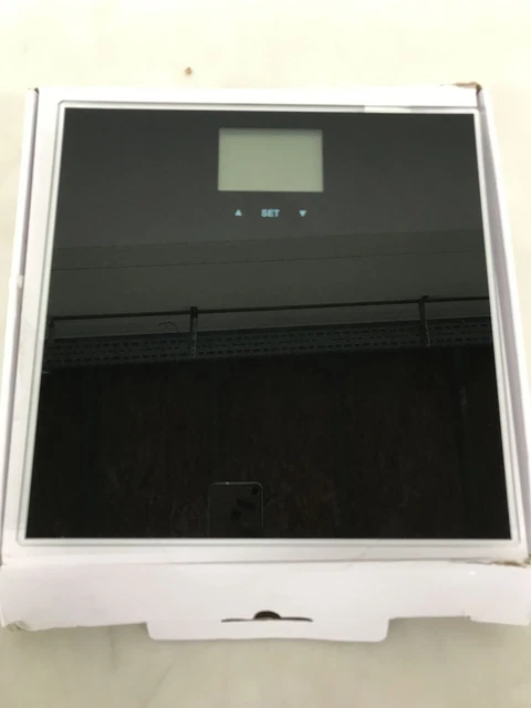 Balanza de pasajeros Amazon Basics con tecnología IMC, negra