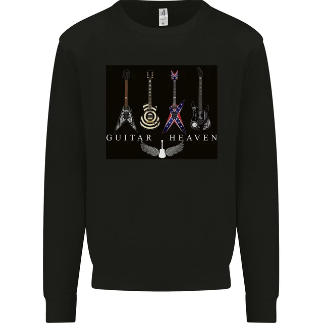 Guitar Heaven Guitarist Electric Acoustic Kids Sweatshirt Jumper