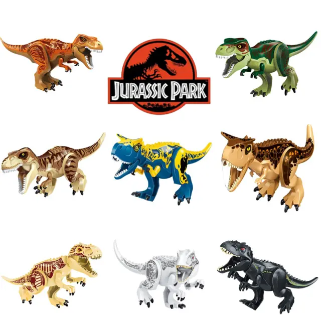 Jurassic Park Indominus Rex Building Blocks Figure Toy For Kids Educational And
