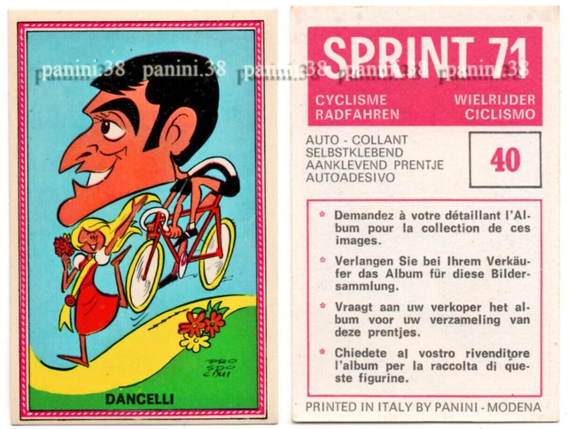 Sticker Panini N°34 MORELON - TRENTIN SPRINT 71 - Tour De France 1971 - Neuf
