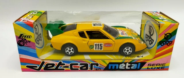 Norev 1/43 Ligier JS2 Le Mans N°818 – Série Super Luxe Jet Car – Jaune – Boîte Abîmée