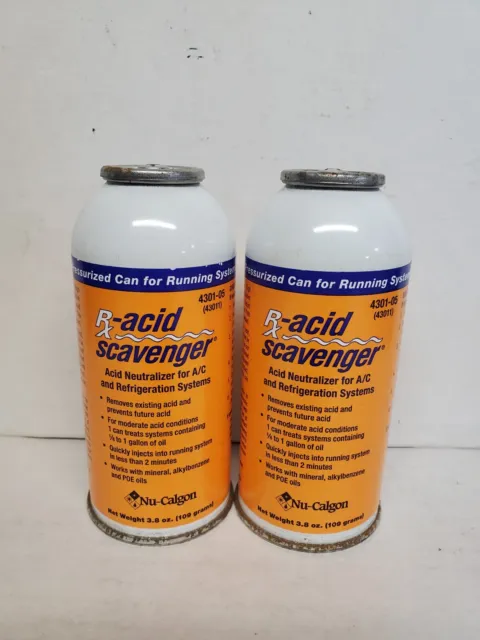 Nu-Calgon 4301-05 Rx-Acid Scavenger (Pressurized), Acid Neutralizer. Pack of 2