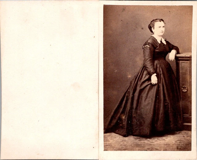 Carte De Visite Photographique Vintage (CDV) - Eglise En France, Circa 1870, Tirage Albuminé
