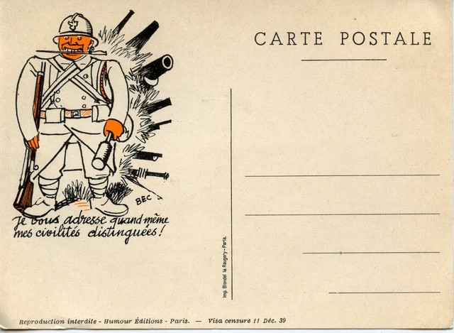 Illustration Militaire - Exercice De Nuit - A. Gaillard (originale)