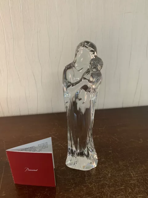 Virgin Mary To The Child IN Crystal Baccarat modèle3