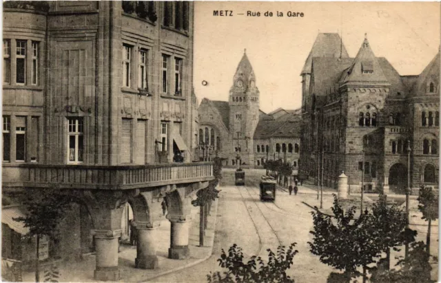 CPA AK METZ - Rue de la Gare (651010)