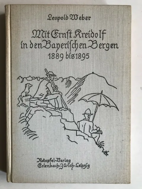 Ernst Kreidolf, Ernst Kreidolf in den Bayerischen Bergen,