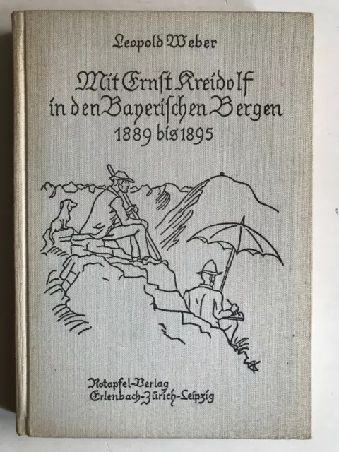 Ernst Kreidolf, Ernst Kreidolf in den Bayerischen Bergen,