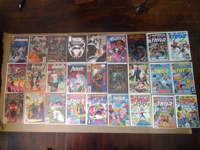 Mixed comic book lot of 105- MARVEL, DC, IMAGE, AND INDEPENDENTS-BID NOW PEOPLE!