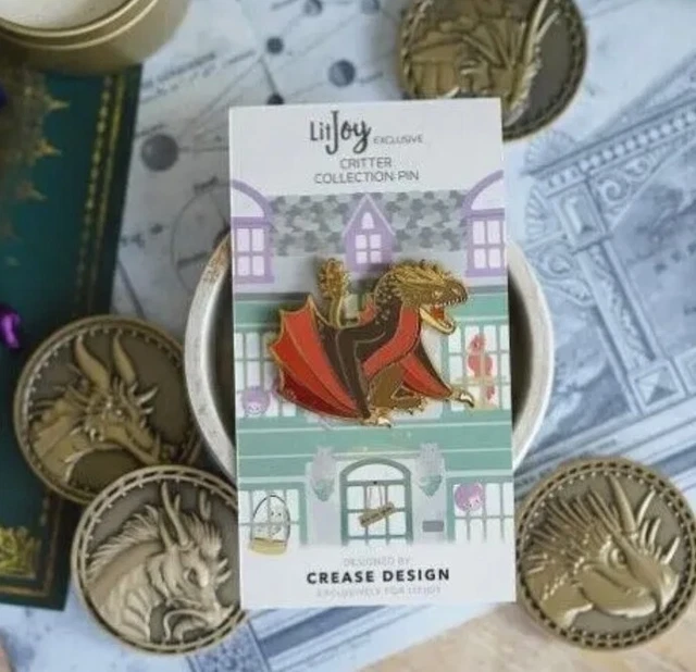 LitJoy Exclusive Harry Potter Critter Collection Hungarian Horntail Dragon Pin