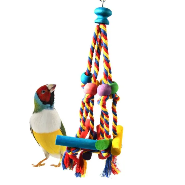 aus Holz Papagei Spielzeug Vogel bedarf Haustier produkte Vogel kauen Spielzeug