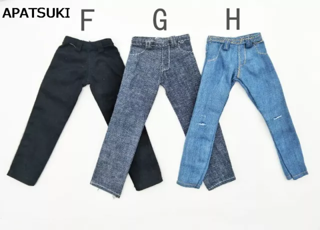 High Quality 1/6 Doll Clothes Jeans Pants For Ken Doll Trousers For 11.5in Doll