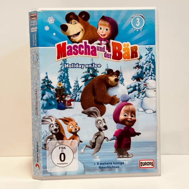DVD - Mascha und der Bär - Folge 3 - Holiday on Ice - GUT